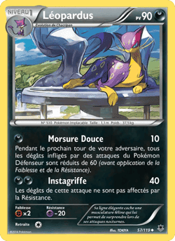 Carte Pokémon Léopardus #57 — Vigueur Spectrale