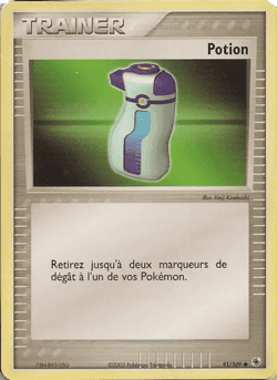 Carte Pokémon Potion #91 — Rubis & Saphir