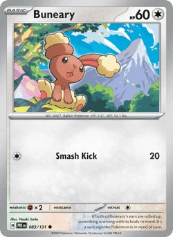 Carte Pokémon Laporeille #083 — Évolutions Prismatiques