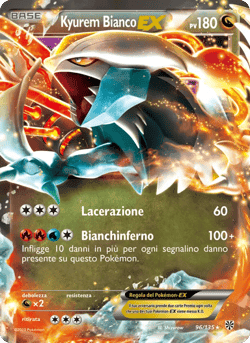 Carte Pokémon Kyurem Blanc EX #96 — Tempête Plasma