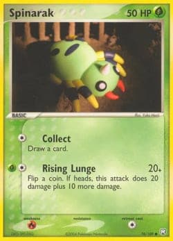 Carte Pokémon Spinarak #78 — EX Team Rocket Returns