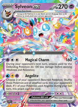 Carte Pokémon Nymphali-ex #086 — Étincelles Déferlantes