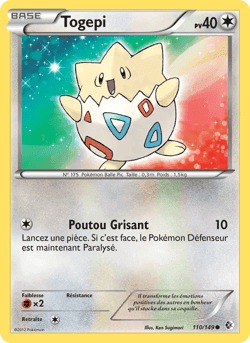 Carte Pokémon Togepi #110 — Frontières Franchies