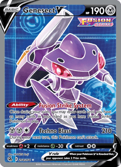 Carte Pokémon Genesect V #254 — Poing de Fusion