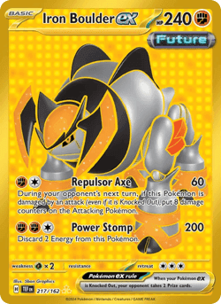 Carte Pokémon Roc-de-Fer-ex #217 — Forces Temporelles