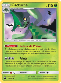 Carte Pokémon Cacturne #20 — Tempête Céleste