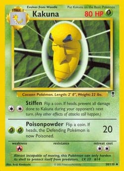 Carte Pokémon Kakuna #50 — Legendary Collection