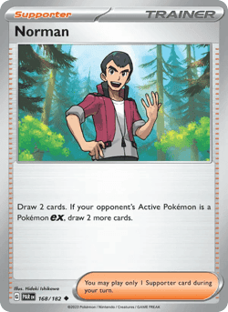 Carte Pokémon Norman #168 — Faille Paradoxe