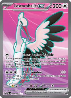 Carte Pokémon Lestombaile-ex #234 — Faille Paradoxe