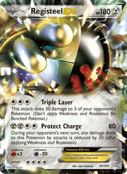 Carte Pokémon Registeel-EX #81 — Dragons Exaltés