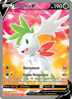 Carte Pokémon Shaymin V #152 — Stars Étincelantes