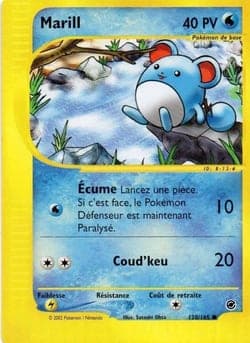 Carte Pokémon Marill #120 — Expédition