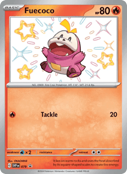 Carte Pokémon Chochodile #079 — Promos Écarlate et Violet