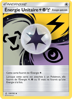 Carte Pokémon Énergie Unitaire LightningPsychicMetal #138 — Ultra-Prisme
