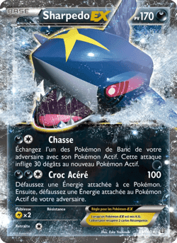 Carte Pokémon Sharpedo EX #91 — Primo-Choc