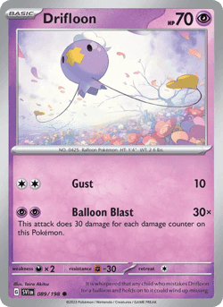 Carte Pokémon Baudrive #089 — Écarlate et Violet