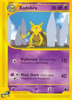 Carte Pokémon Kadabra #69 — Skyridge