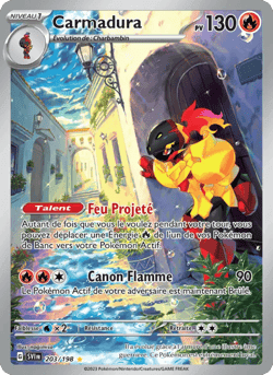 Carte Pokémon Carmadura #203 — Écarlate et Violet