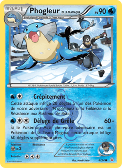 Carte Pokémon Phogleur de la Team Aqua #4 — Double Danger