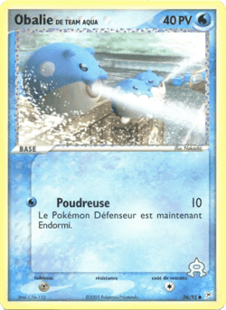 Carte Pokémon Obalie de Team Aqua #56 — Team Magma vs Team Aqua
