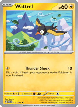 Carte Pokémon Zapétrel #075 — Mascarade Crépusculaire
