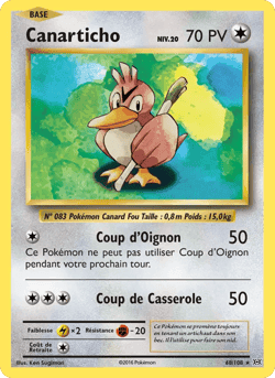 Carte Pokémon Canarticho #68 — Évolutions