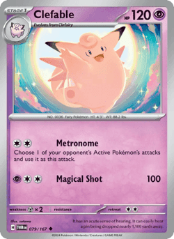 Carte Pokémon Mélodelfe #079 — Mascarade Crépusculaire