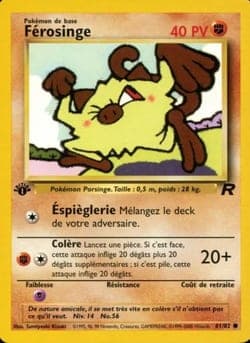 Carte Pokémon Férosinge #61 — Team Rocket