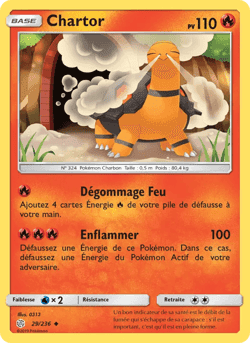 Carte Pokémon Chartor #29 — Éclipse Cosmique