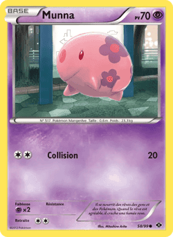 Carte Pokémon Munna #58 — Destinées Futures