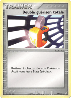 Carte Pokémon Double guérison totale #77 — Gardiens de Cristal