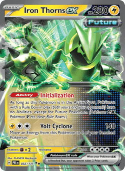 Carte Pokémon Épine-de-Fer-ex #032 — Évolutions Prismatiques