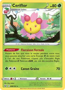 Carte Pokémon Ceriflor #8 — Styles de Combat