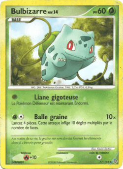 Carte Pokémon Bulbizarre #77 — Merveilles Secrètes