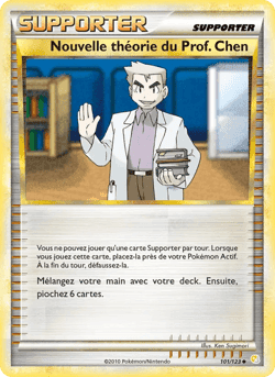 Carte Pokémon Nouvelle théorie du Prof. Chen #101 — HeartGold SoulSilver