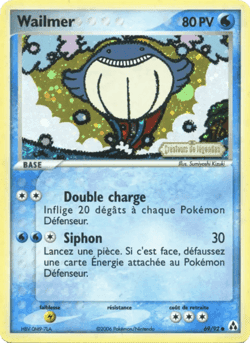 Carte Pokémon Wailmer #69 — Créateurs de Légendes