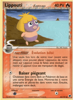 Carte Pokémon Lippouti δ #064 — Île des Dragons