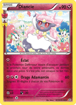 Carte Pokémon Diancie #RC22 — Générations