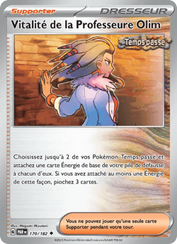 Carte Pokémon Vitalité de la Professeure Olim #170 — Faille Paradoxe
