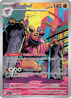 Carte Pokémon Bétochef #127 — Foudre Noire