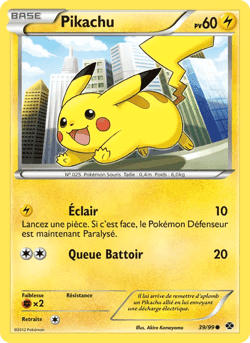 Carte Pokémon Pikachu #39 — Destinées Futures