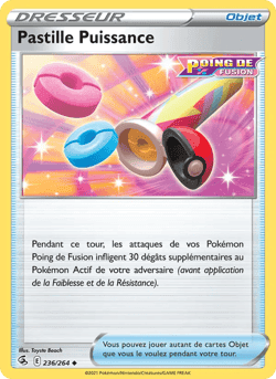 Carte Pokémon Pastille Puissance #236 — Poing de Fusion