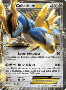 Carte Pokémon Cobaltium-EX #93 — Tempête Plasma