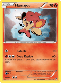 Carte Pokémon Flamajou #16 — Nobles Victoires