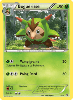 Carte Pokémon Boguérisse #4 — Bienvenue à Kalos