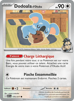 Carte Pokémon Dodoala d'Okuba #175 — Héros Transcendants