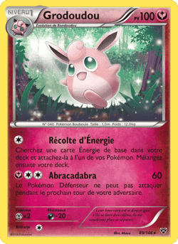 Carte Pokémon Grodoudou #89 — XY