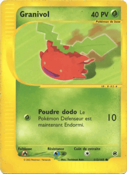 Carte Pokémon Granivol #112 — Expédition