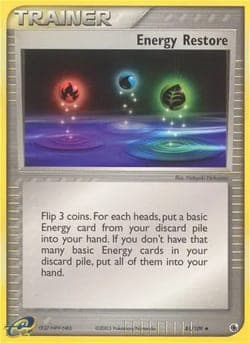 Carte Pokémon Restauration d'énergie #81 — Rubis & Saphir