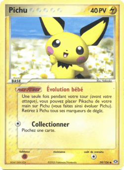 Carte Pokémon Pichu #59 — Émeraude